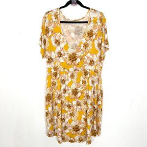 Floral Yellow Women's Top